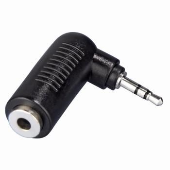Hama Angle Adapter, 3.5 mm stereo jack socket - 2.5 mm plug 90° - W124593934