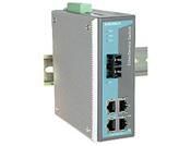 Moxa EDS-305-S-SC-T, Fast Ethernet, 4 x RJ-45, MDI/MDI-X, 1 x 100BaseFX, SC, Single-mode - W124993499