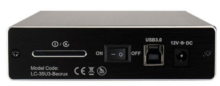 LC-POWER 3.5" SATA I/II/III, USB 3.0, Black - W124785972