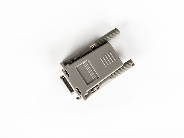 Vertiv ADB0210 cable interface/gender adapter 9-pin DB-9 RJ-45 Black - W124945038