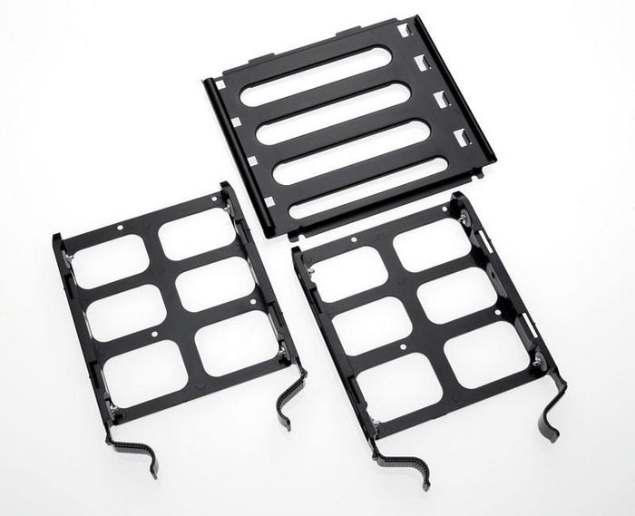 Corsair 300R HDD upgrade with 2x hard drive and secondary hard drive cage parts | EET