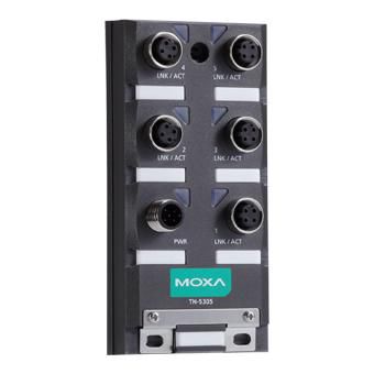 Moxa EN 50155 5-port IP67 unmanaged Ethernet switches - W125302112