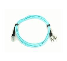 MicroConnect Optical Fibre Cable, MTRJ-ST, Multimode, Duplex OM3 (Aqua Blue, 2m - W125150037