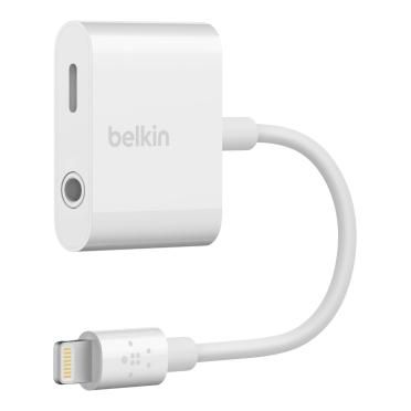 Belkin 3.5 mm + Lightning to Lightning adapter, 2.4A, white - W124550299