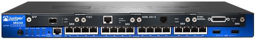 Juniper SRX240 Service Gatways for the Branch 16 GbE ports, 4 Mini-PIM slots - W125191763