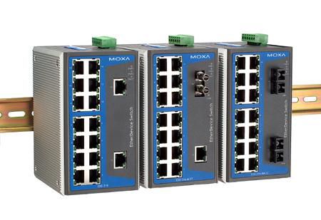 Moxa 16-port unmanaged Ethernet switches - W125013419