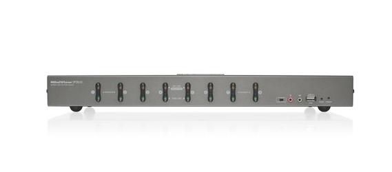IOGEAR 8 Ports, DVI-I, USB Type B, 2 x USB Type A, 1 x VGA, 1920x1200 - W124455157
