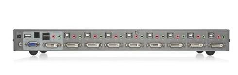 IOGEAR 8 Ports, DVI-I, USB Type B, 2 x USB Type A, 1 x VGA, 1920x1200 - W124455157