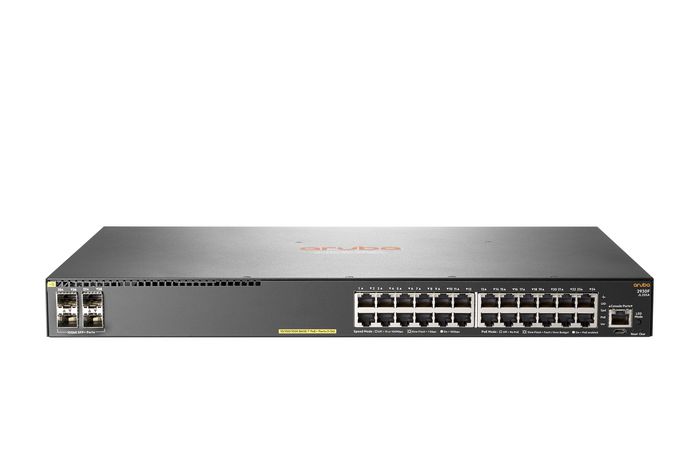 Hewlett Packard Enterprise Aruba 2930F 24G PoE+ 4SFP+ Switch - W125258007