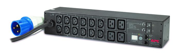 APC Rack PDU, Metered, 2U, 32A, 230V, (12) C13 & (4) C19 - W125144856