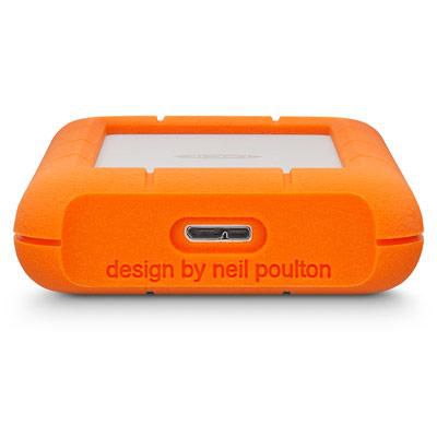 LACIE Rugged Mini External Hard Drive 2000 Gb Orange, Silver - W128320859