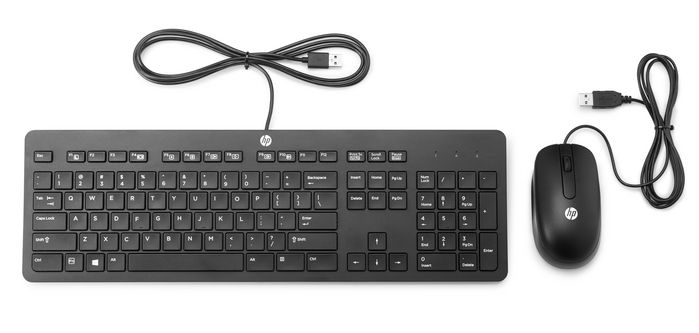 HP Slim USB Keyboard and Mouse - W125184194
