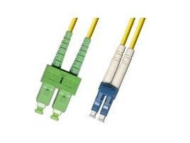 MicroConnect Optical Fibre Cable, SC-LC, Singlemode, Duplex, OS2 (Yellow) 50m - W125150121