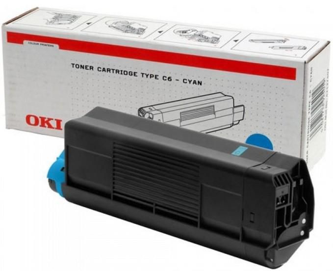 OKI Cyan Toner Cartridge, 5k - W125302023