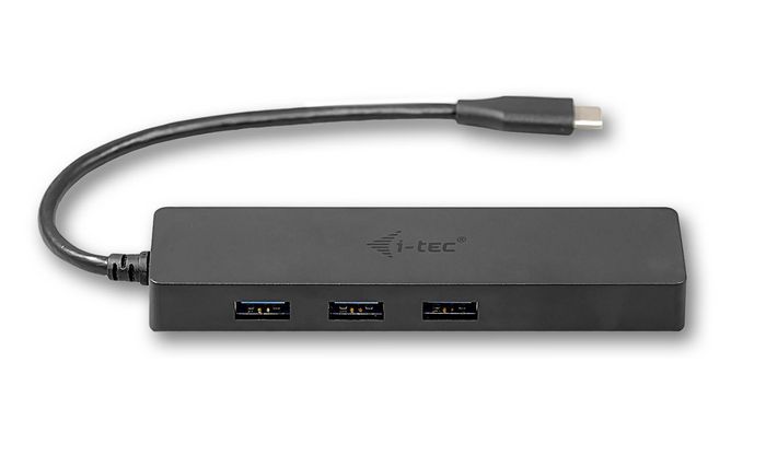 i-tec USB-C Slim Passive HUB 3 Port + Gigabit Ethernet Adapter - W124846472