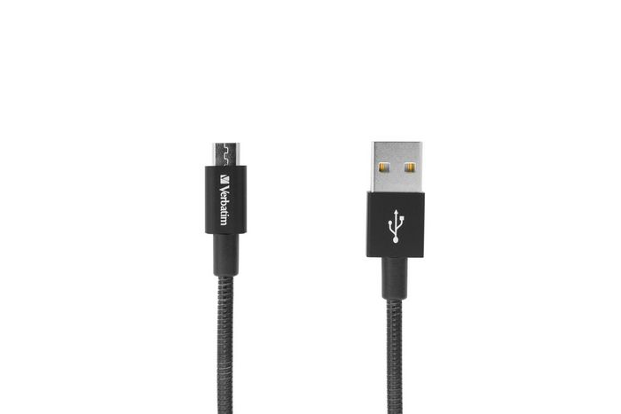 Verbatim Câble de synchronisation et de charge pour micro-USB, 1m, Noir - W125304530