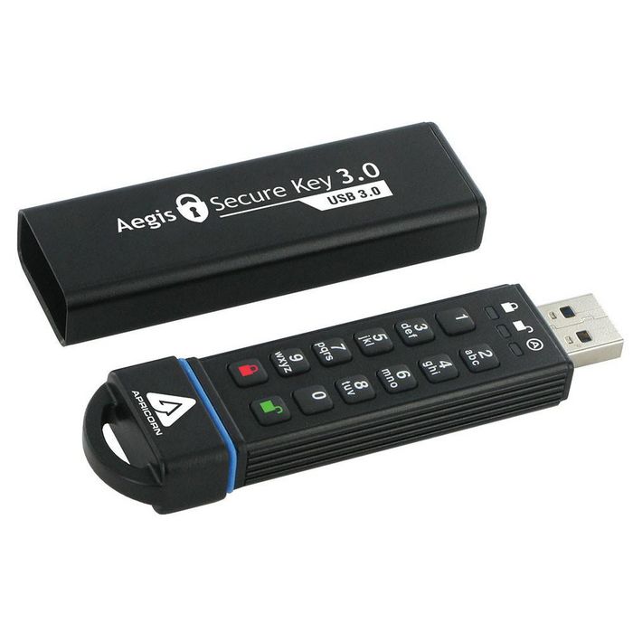 Apricorn 240GB, 195MB/s Read / 162MB/s Write, USB 3.0, FIPS 140-2 Level 3 Pending, IP-58 - W125182271