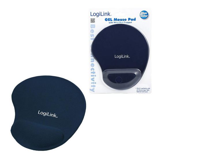LogiLink Mousepad with GEL wrist rest - W124983053