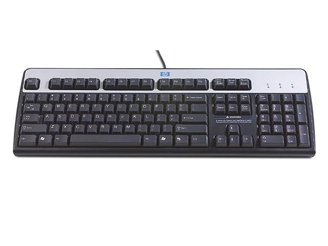 HP Windows 8 USB 2.0 keyboard (Silver/Jack Black color) (Germany) - W124472215