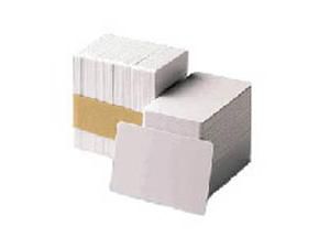 Zebra High Coercivity Blank White Cards - 2.12" x 3.38" - 500 Card - W124797371