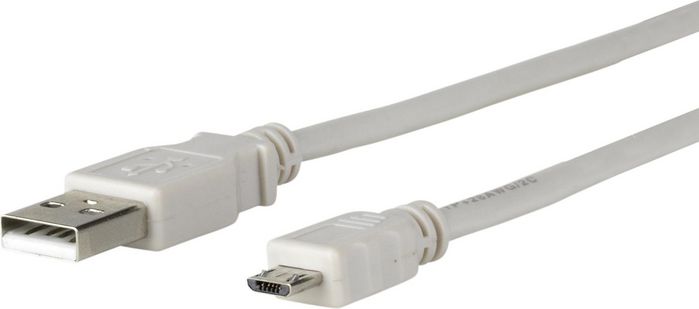 MicroConnect USB A to USB Micro B, Version 2.0, Grey, 3m - W124477272