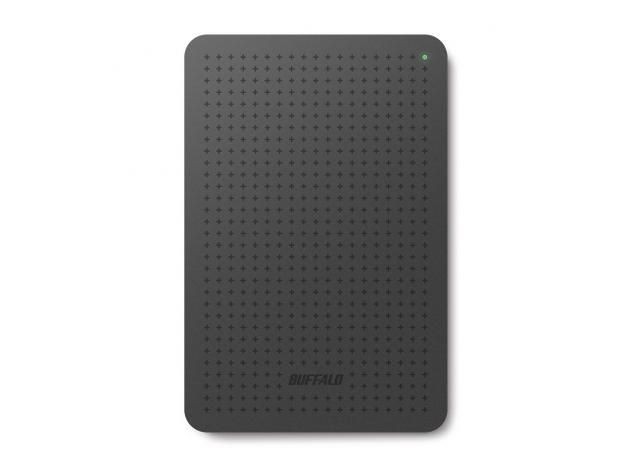 Buffalo 2TB Ministation Portable Hard Drive, USB 3.0, 5Gbit/s, 240g, Black - W125361468