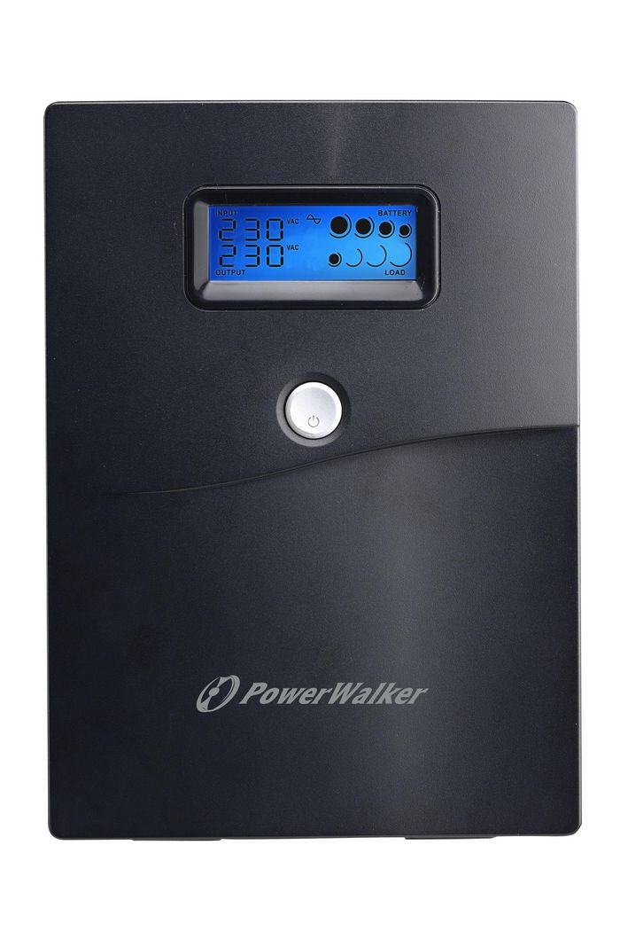 PowerWalker 3000VA / 1800W, 162-290 VAC, 50Hz - 60Hz, 2-6ms, 12V/9Ah, 40dB, 0°C – 40°C, 11.5 kg - W124897030