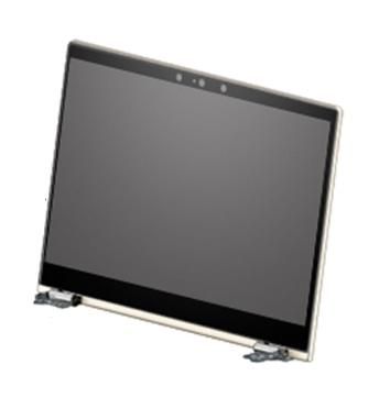 HP Display assembly, touch screen, HD panel, HD camera, air bonded, pale gold - W125060569