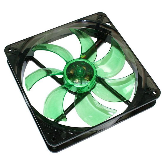 Cooltek Silent Fan 140 Green LED - 900 rpm - W125047769