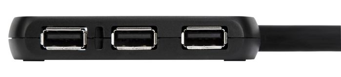 Targus 4 x USB 2.0, Plastique, Noir, 85 x 30 x 10mm - W124782658