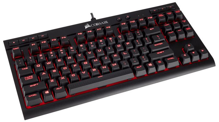 Corsair K63 Compact Mechanical Gaming Keyboard — Cherry MX Red (BE) - W125246960