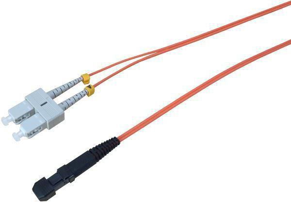 MicroConnect Optical Fibre Cable, MTRJ-SC, Multimode, Duplex, OM1 (Orange), 25m - W124484254