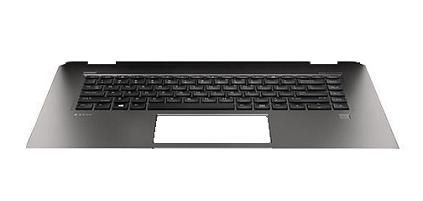 HP Top cover with keyboard (includes keyboard cable), Backlit - W124760995