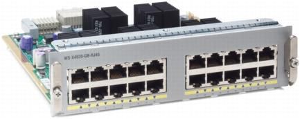 Cisco Catalyst 4900M 20-port 10/100/1000 RJ-45 half card - W124691104