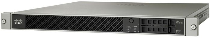 Cisco ASA 5545-X Firewall Edition, includes firewall services, 250 IPsec VPN peers, 2 SSL VPN peers, 6copper GE data ports, 1 copper GE management port, 1 AC power supply, 3DES/AES encryption, 2x 120GB SSD - W125045244