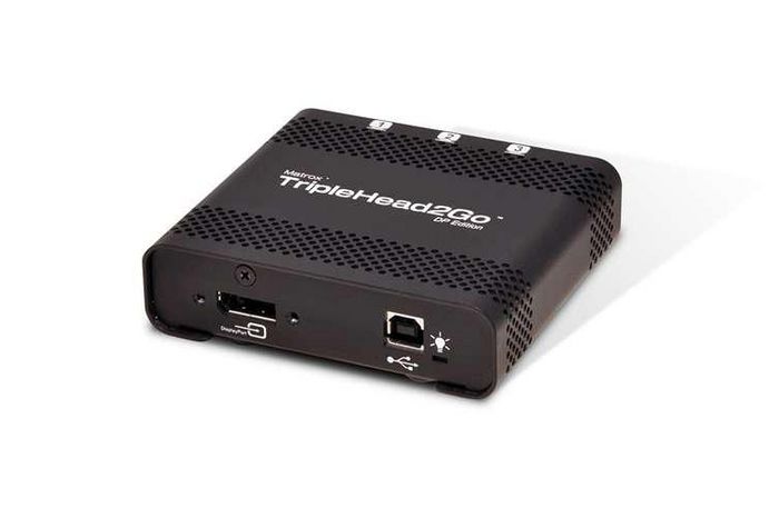 Matrox Matrox TripleHead2Go is an external multi-display upgrade that adds up to three monitors to your notebook or desktop computer. - W124875542