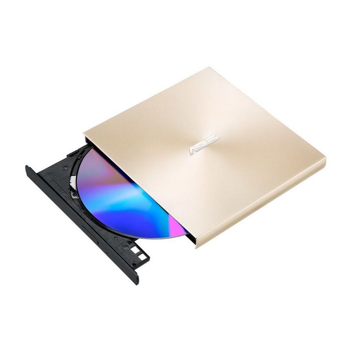 Asus CD/DVD, 140/160 ms, USB 2.0, 142.5 x 135.5 x 13.9 mm, 245 g, gold - W124538645