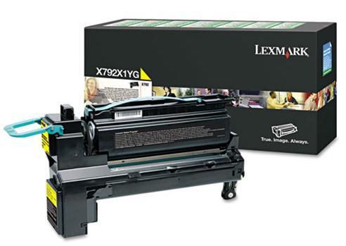 Lexmark X792 Yellow Extra High Yield Return Programme Print Cartridge (20K) - W124479705