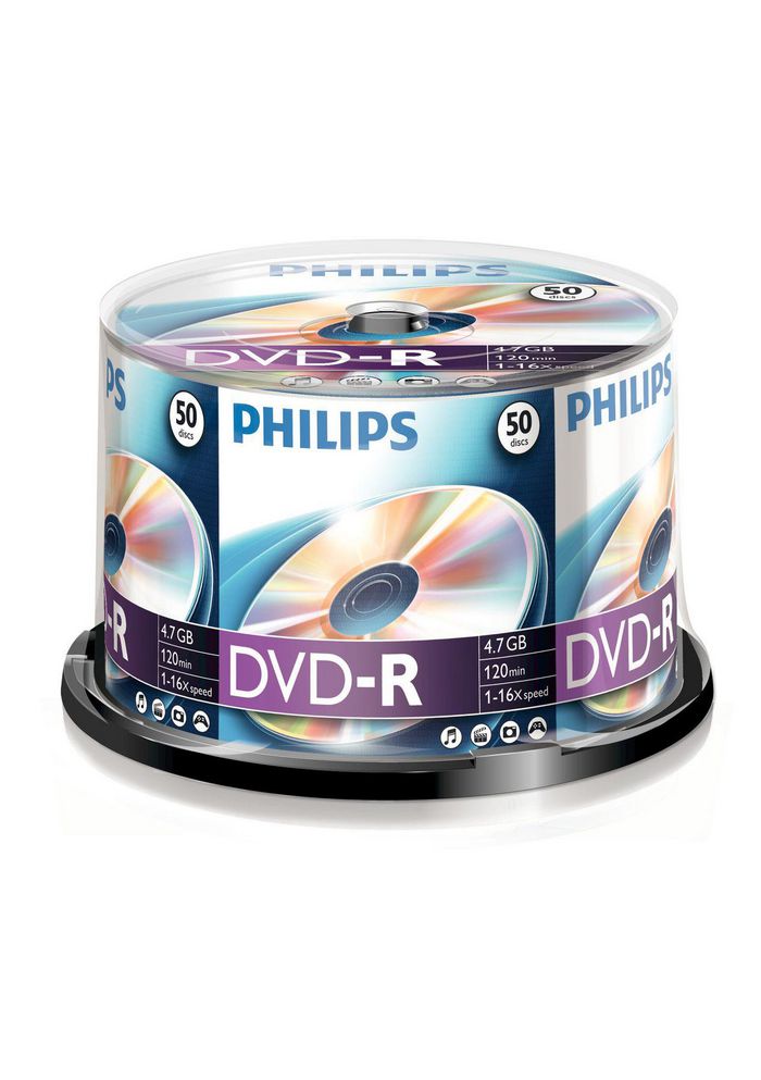 Philips Inventor of CD and DVD technologies. 4.7GB/120min 16x - W125438086