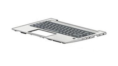 HP Top cover/keyboard (includes cable) - W124661247
