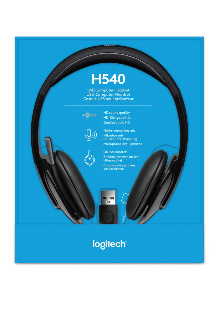 Logitech H540 casque USB - W124639976
