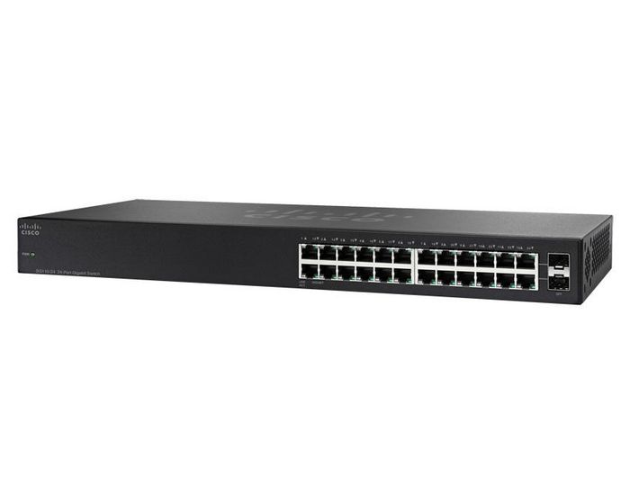Cisco SB 24 x Gigabit Ethernet RJ-45,2 x Combo Mini-GBIC Slots - W128426743