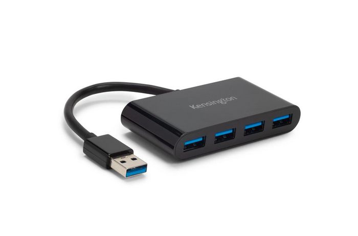 Kensington Hub 4 ports USB 3.0 UH4000 — Noir - W124882860