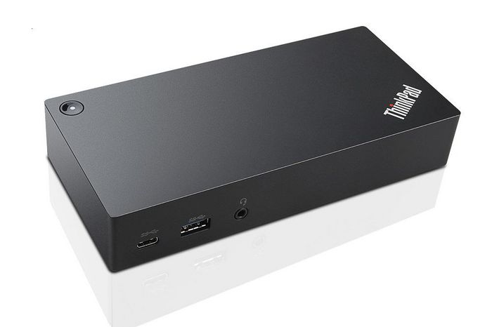 Lenovo 2 x DisplayPort + VGA, 2 x USB 2.0, 3 x USB 3.0, RJ-45, 1 x Combo audio, 4K @ 30 Hz, 90 W, 131 g, EU - W124784282