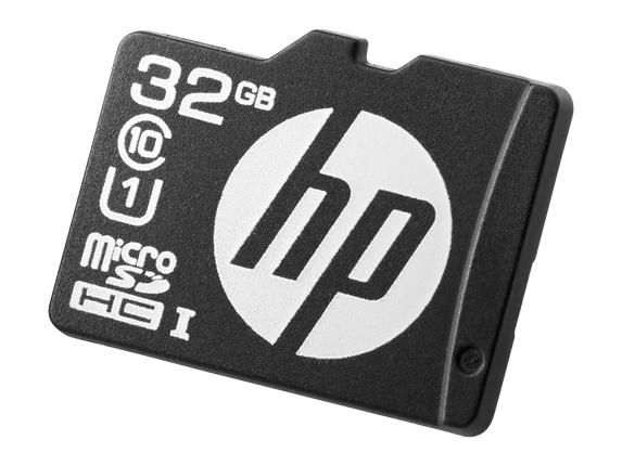 Hewlett Packard Enterprise HP 32GB microSD Mainstream Flash Media Kit - W124482340