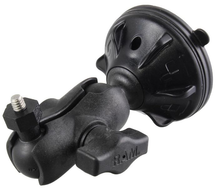 RAM Mounts Low Profile Suction Mount with 1/4"-20 Camera Adapter - W124770635