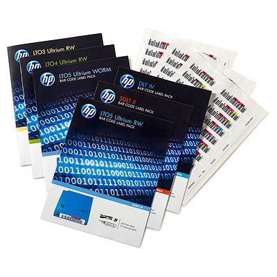 Hewlett Packard Enterprise HP LTO-6 Ultrium RW Bar Code Label Pack - W124590588