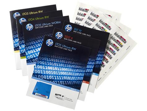 Hewlett Packard Enterprise LTO-7 Ultrium RW Bar Code Label Pack - W124590589
