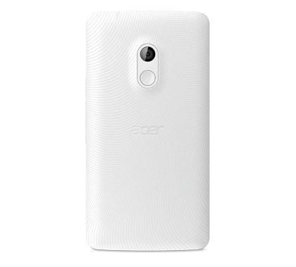 Acer 4" 800x480 IPS, 1GHz MT6572 Dual-Core, 512MB RAM, 4GB ROM, 2xmicroSIM, 802.11b/g/n, Bluetooth 4.0+EDR, GPS, MicroSD, Micro-USB, 3.5mm, 1300mAh, Android 4.4, 130g, White - W124855811