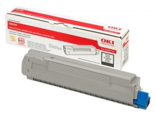 OKI Black Toner Cartridge for C8600 - W124515209